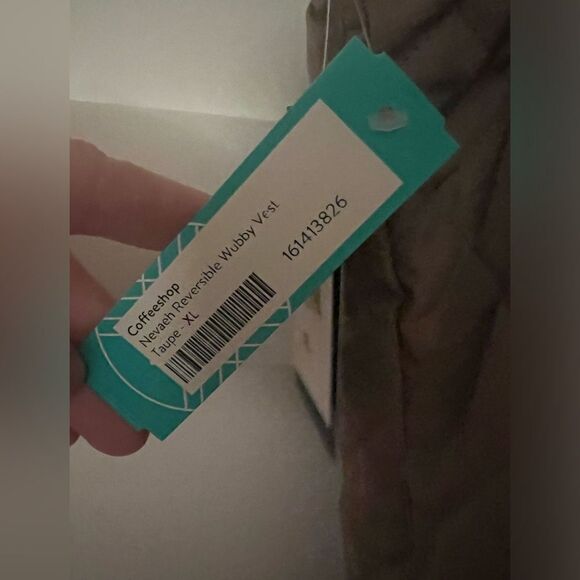 COFFEESHOP Nevaeh Reversible Wubby Vest new - Picture 11 of 16